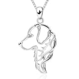 Strollgirl Sterling Silver 925 Dog Pet Necklaces & Pendants for Women