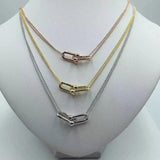 Tif Original S925 Sterling Silver Chain Necklace Pendant