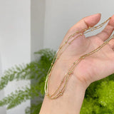 SHANICE Sterling Silver Multi-layer Beads Necklace
