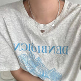 SHANICE S925 Silver Irregular Geometric Necklace for Women