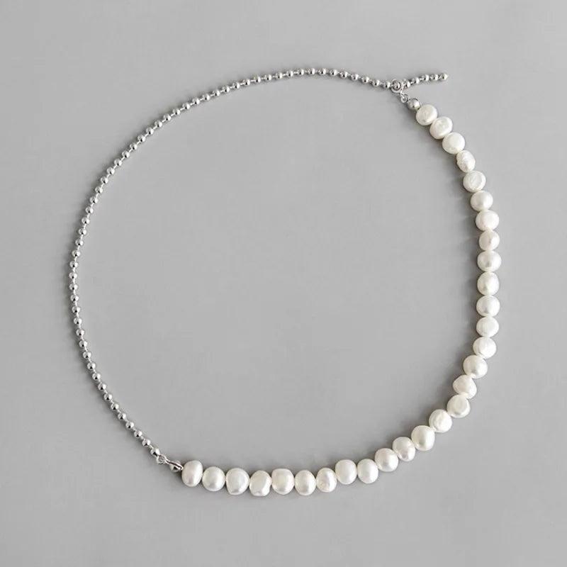 Baroque Freshwater Pearl Beads Chain Necklace