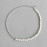 Baroque Freshwater Pearl Beads Chain Necklace