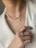 Baroque Freshwater Pearl Beads Chain Necklace