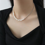 Baroque Freshwater Pearl Beads Chain Necklace