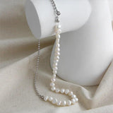 Baroque Freshwater Pearl Beads Chain Necklace