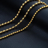 European Man Wedding Gift 24KT Chain Necklace NL33