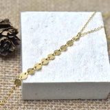 925 Silver Coins Necklace Y Choker Jewelry Silver Pendant Collier Femme Kolye