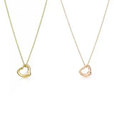 925 Sterling Silver Heart Necklace Pendant for Women