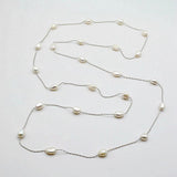 Baroque Freshwater Pearl Multicolor Long Necklace