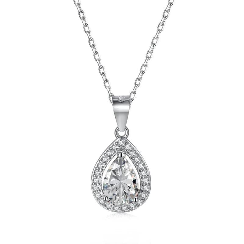 925 Silver Gemstone Pendant Necklace
