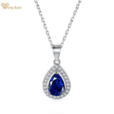 925 Silver Gemstone Pendant Necklace