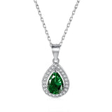 925 Silver Gemstone Pendant Necklace