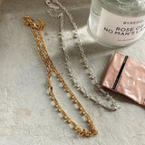 925 Silver Hollow Chain Choker Necklace for Women