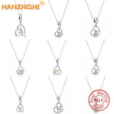 925 Silver Heart Love Necklace for Sister