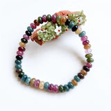Rare 5*8MM Tourmaline Necklace Oval Natural Stone Jewelry Noble