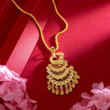 Vintage Phoenix Pendant Necklace 999 Wedding Bridal Jewelry