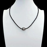 KKGEM Spinel Pearl Crystal Pave Necklace Gemstone Jewelry