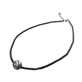 KKGEM Spinel Pearl Crystal Pave Necklace Gemstone Jewelry