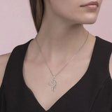 Strollgirl 925 Silver Golden Retriever Necklace Gift