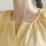 925 Silver Heart Pendant Stacking Necklace