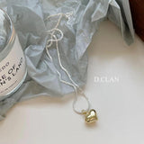 925 Silver Heart Pendant Stacking Necklace