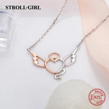Arrival 925 Silver Diy Angel&devil Pendant Necklace