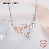Arrival 925 Silver Diy Angel&devil Pendant Necklace