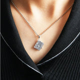 925 Silver Lord's Prayer Bible Pendant Necklace