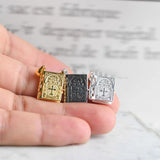 925 Silver Lord's Prayer Bible Pendant Necklace