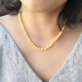 Honey Baroque Amber Necklace for Women