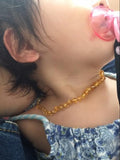 Honey Baroque Amber Necklace for Women