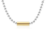925 Silver Bead Chain Choker Necklace Trending Jewelry