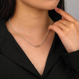 925 Silver Bead Chain Choker Necklace Trending Jewelry