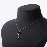 925 Sterling Silver Pendant Iced Zircon Charm Necklace Women Jewelry Gift