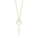 925 Sterling Silver Pendant Iced Zircon Charm Necklace Women Jewelry Gift