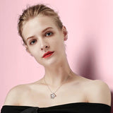 S925 Sterling Silver Flying Pig Pendant Necklace for Women
