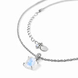 S925 Moonstone Pendant Necklace Women's All-Match Jewelry