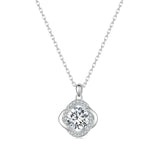 1CT Moissanite D VVS1 EX Necklace 925 Sterling Silver Diamond Pendant