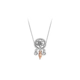 XIAOYI S925 Symbol Daisy Ocean Garden Shell Rope Charm Necklace