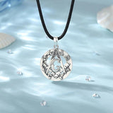Eudora 925 Silver Masonic Pendant Guardian Necklace