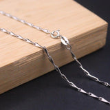 925 Sterling Silver Necklace 1.5mm Melon Link 20in Chain