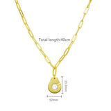 925 Sterling Silver Handcuff Dangling Chain Necklace