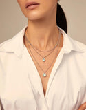 Stylish 925 Silver Pendant Necklace Jewelry