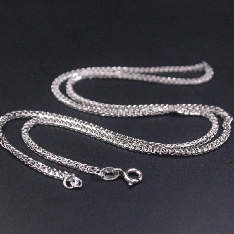 925 Silver Necklace 1.6mm Wheat Link 20in Chain