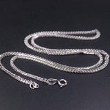 925 Silver Necklace 1.6mm Wheat Link 20in Chain