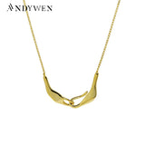 925 Silver Cross Wing Pendant Necklace Choker Women Gift