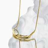 925 Silver Cross Wing Pendant Necklace Choker Women Gift