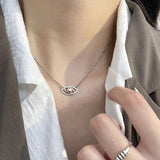 925 Silver Evil Eye Choker Necklace Hypoallergenic Jewelry
