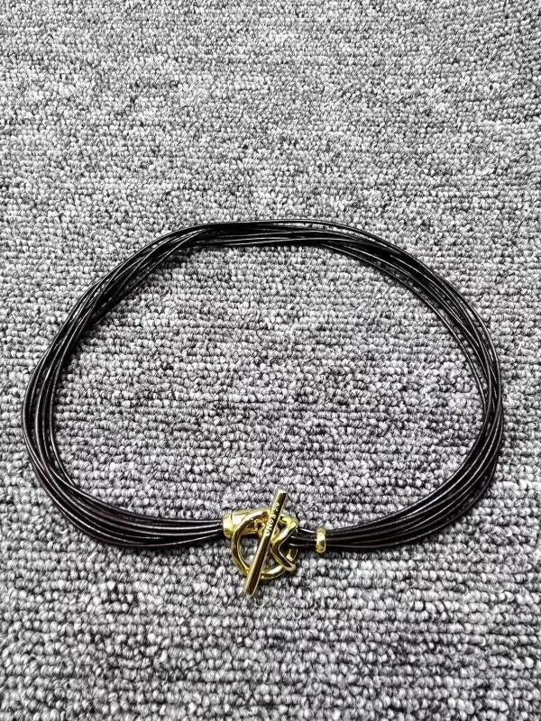 UNOde50 Electroplated Charm Knot Necklace Jewelry Gift