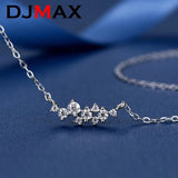 Moissanite Necklace 925 Silver D Pendants Choker for Women